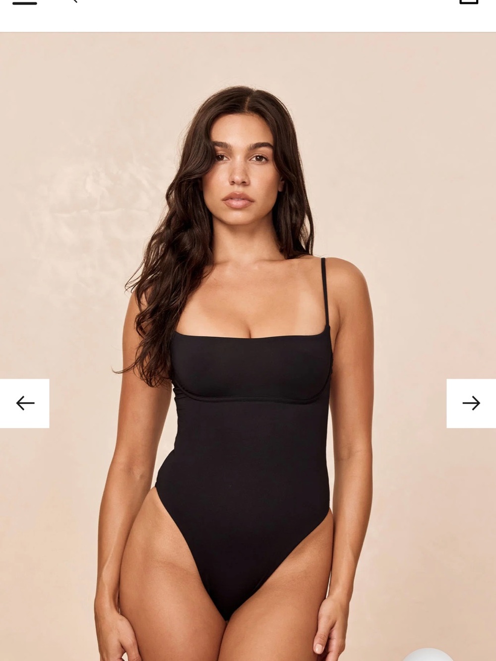 Monday Swimwear black bathing suit- petite. NEVER WORN